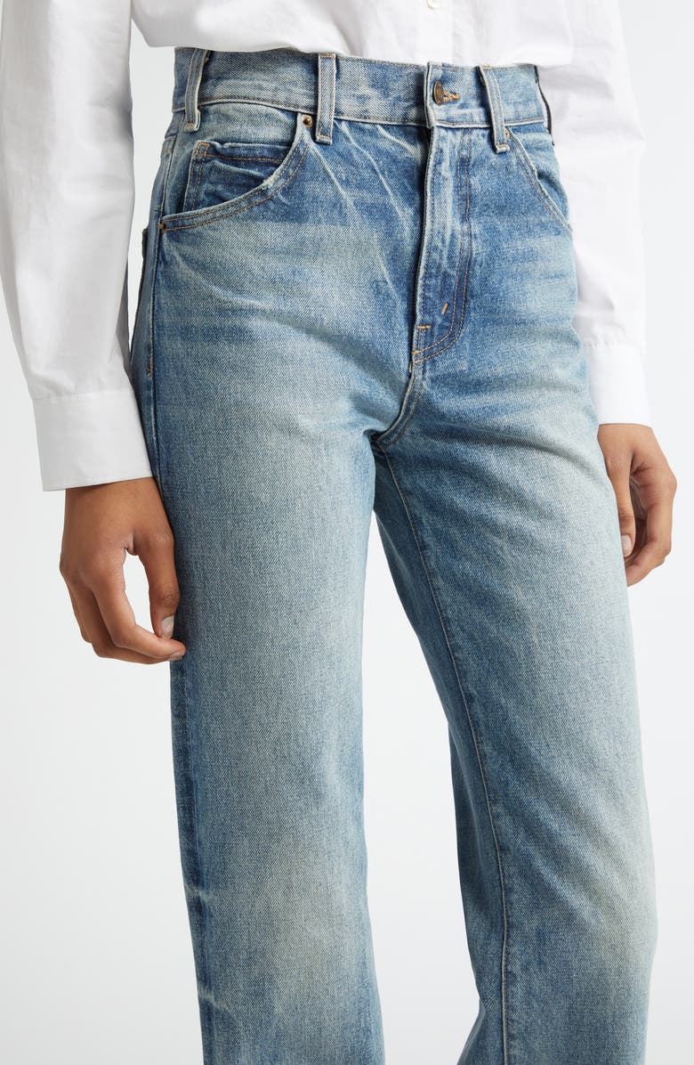 Nili Lotan Joan High Waist Jeans, Alternate, color, Summer Wash