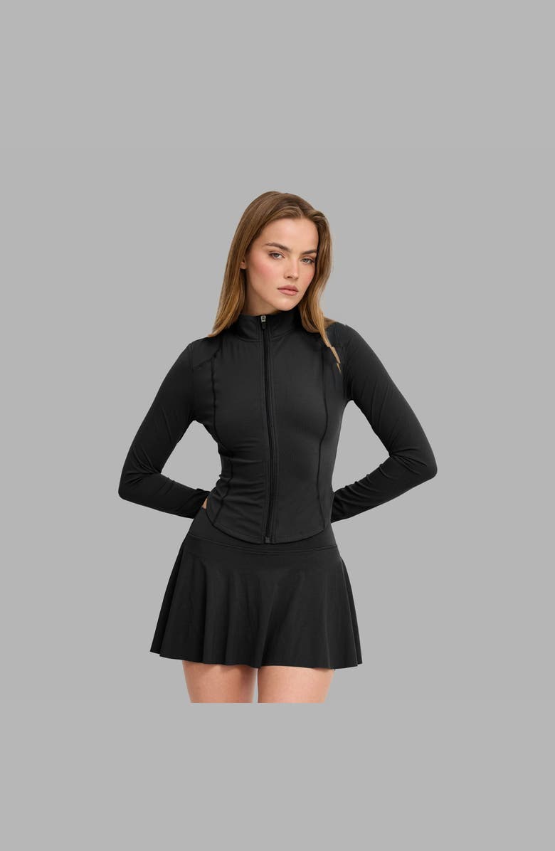 Blvck Paris Tennis Skirt, Main, color, Black