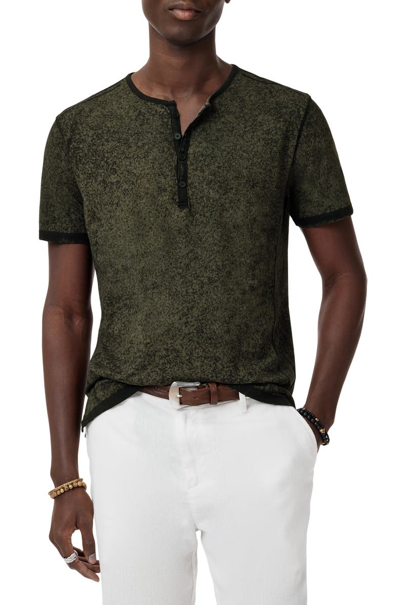 John Varvatos Arelis Short Sleeve Henley, Main, color,