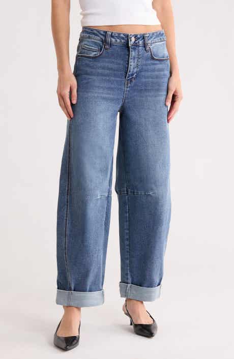 INTERNATIONAL DESIGNER Barni Stretch Barrel Leg Jeans
