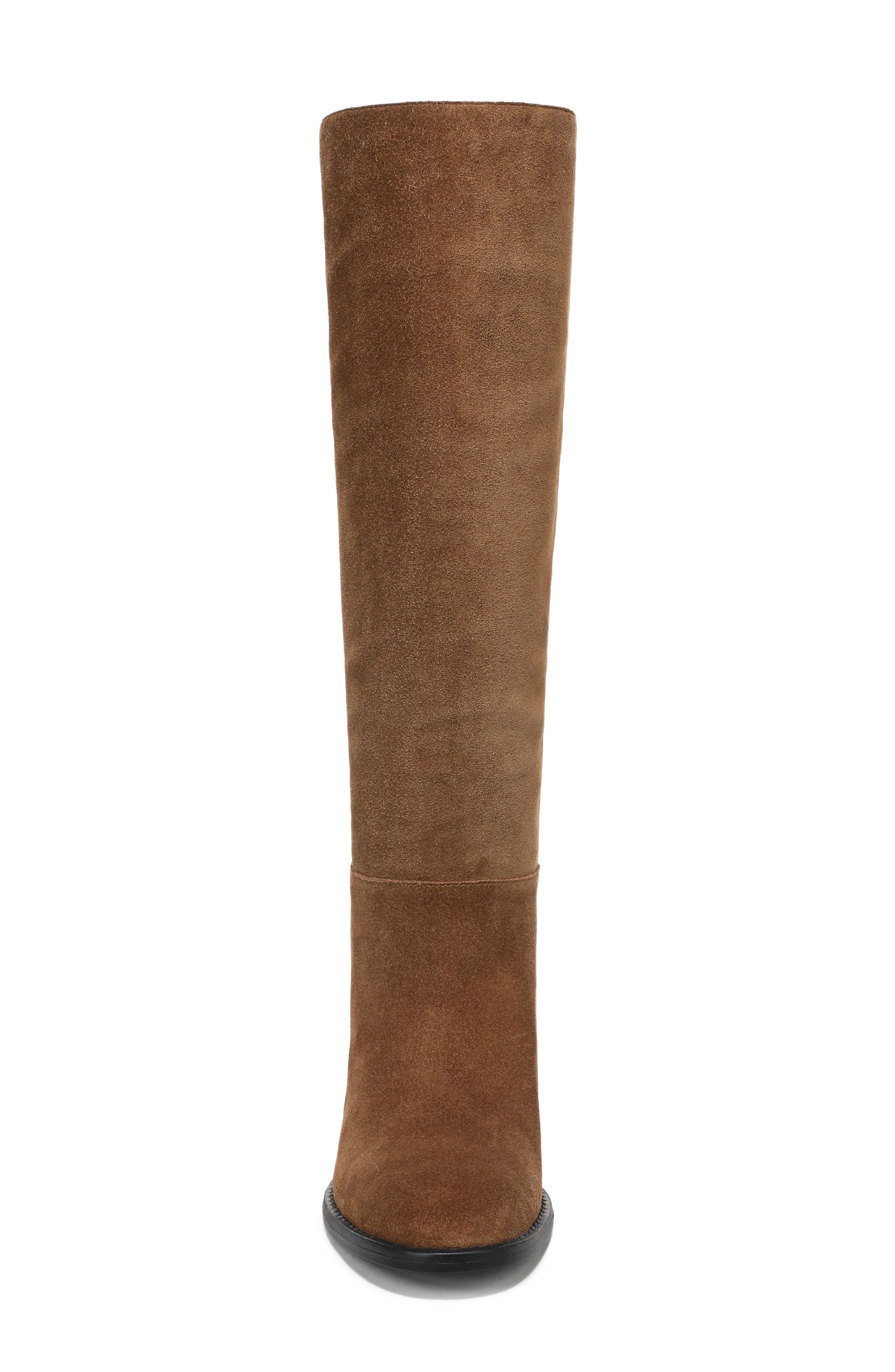 Pace Knee High Leather Boot, Alternate, color, ELMWOOD SPORT SUEDE