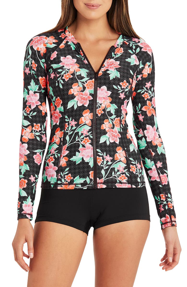 Sea Level Floral Rashguard, Main, color,