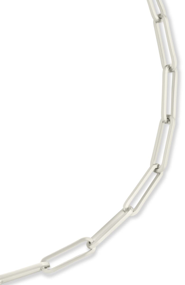 Sterling Forever Bold Paper Clip Chain Bracelet, Alternate, color, Silver