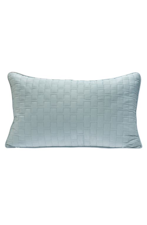 BedVoyage Quilted Throw Pillow in Sky 