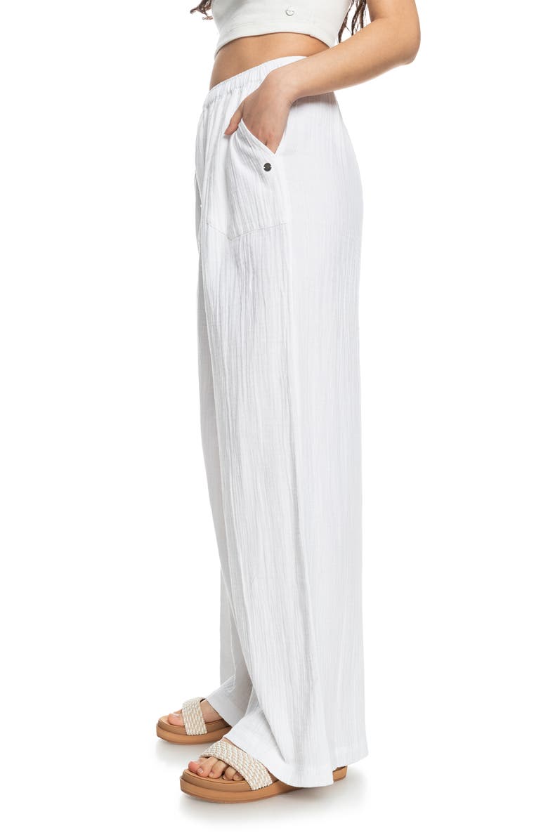 Roxy What a Vibe Organic Cotton Pants, Alternate, color, 