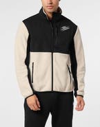 PLEIN SPORT Pile Nylon Zip Anorak Men