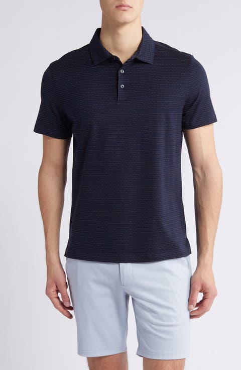 Poe Jacquard Dot Polo