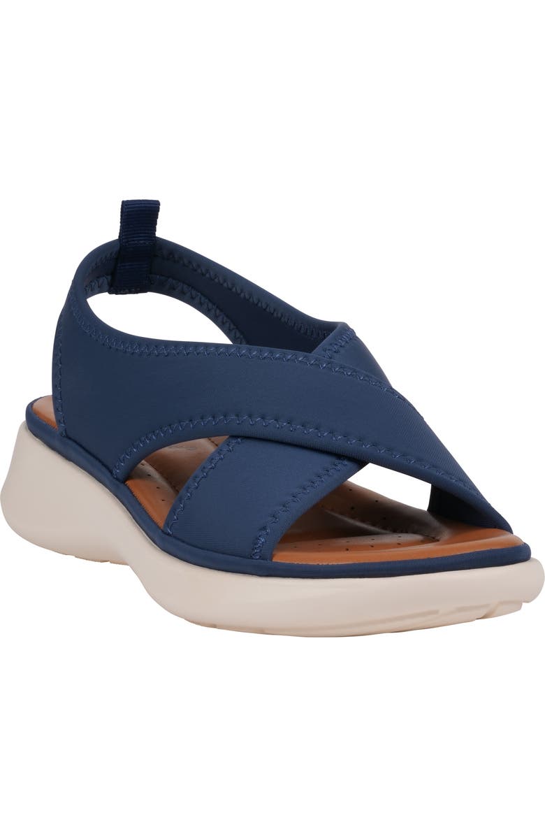 GC SHOES Nixie Stretch Sandal, Main, color, Navy