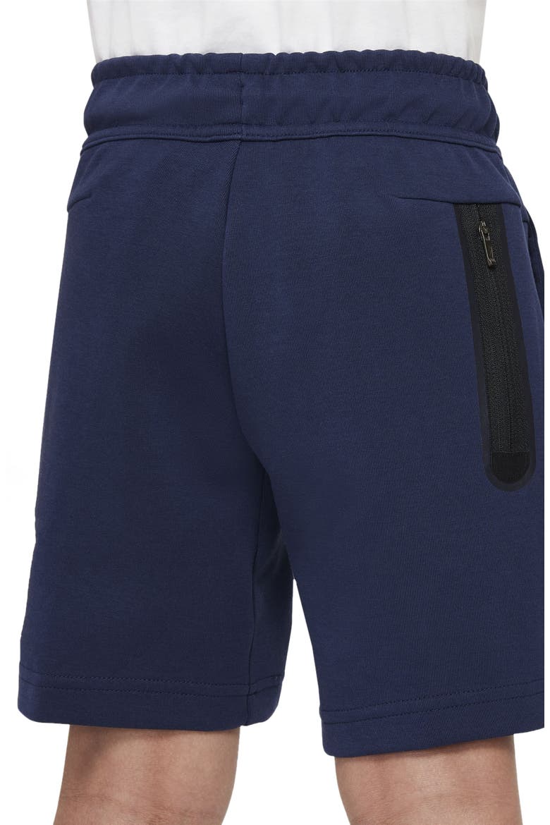 Sportswear Kids' Tech Fleece Sweat Shorts, Alternate, color, MIDNIGHT NAVY/ BLACK