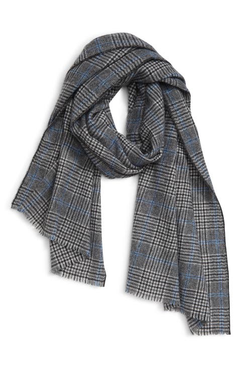Glen Plaid Cashmere Scarf