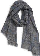 Andrew Stewart Glen Plaid Cashmere Scarf