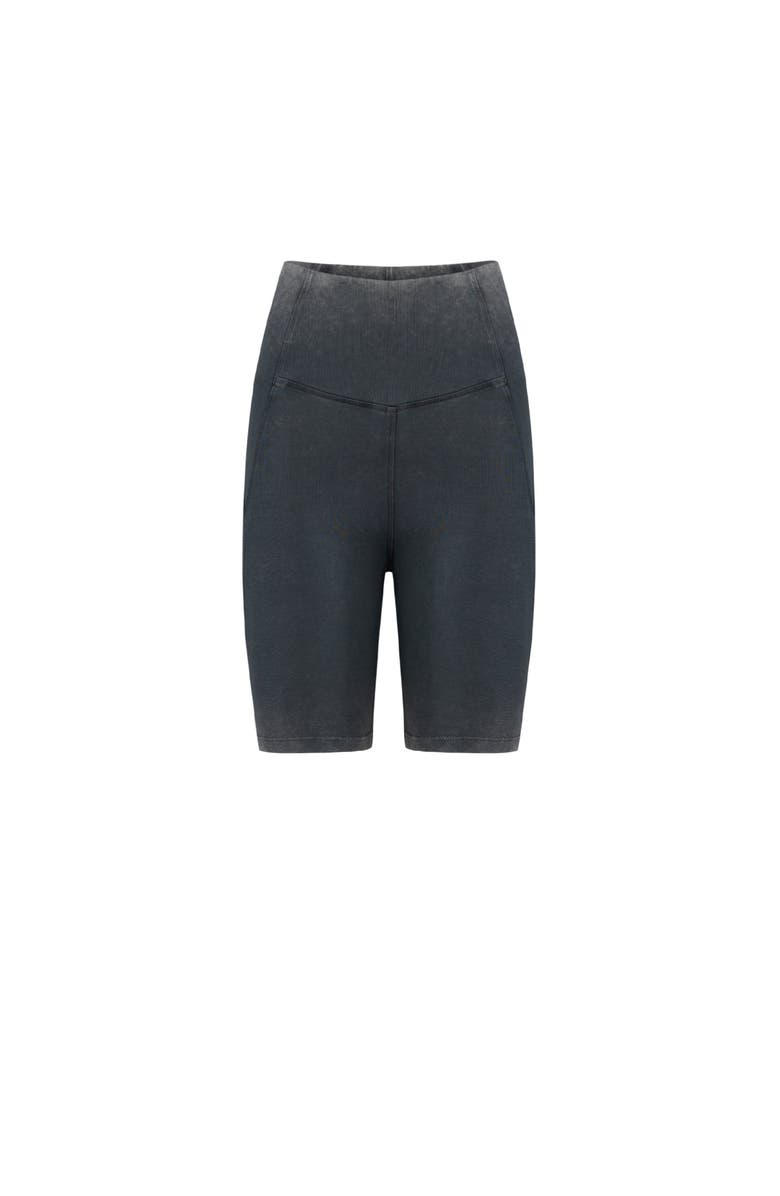 PCFG Cotton Your *Itch Acid Wash Biker Legging, Alternate, color, Anthracite