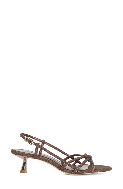 Dune London Milas Slingback Sandal In Brown