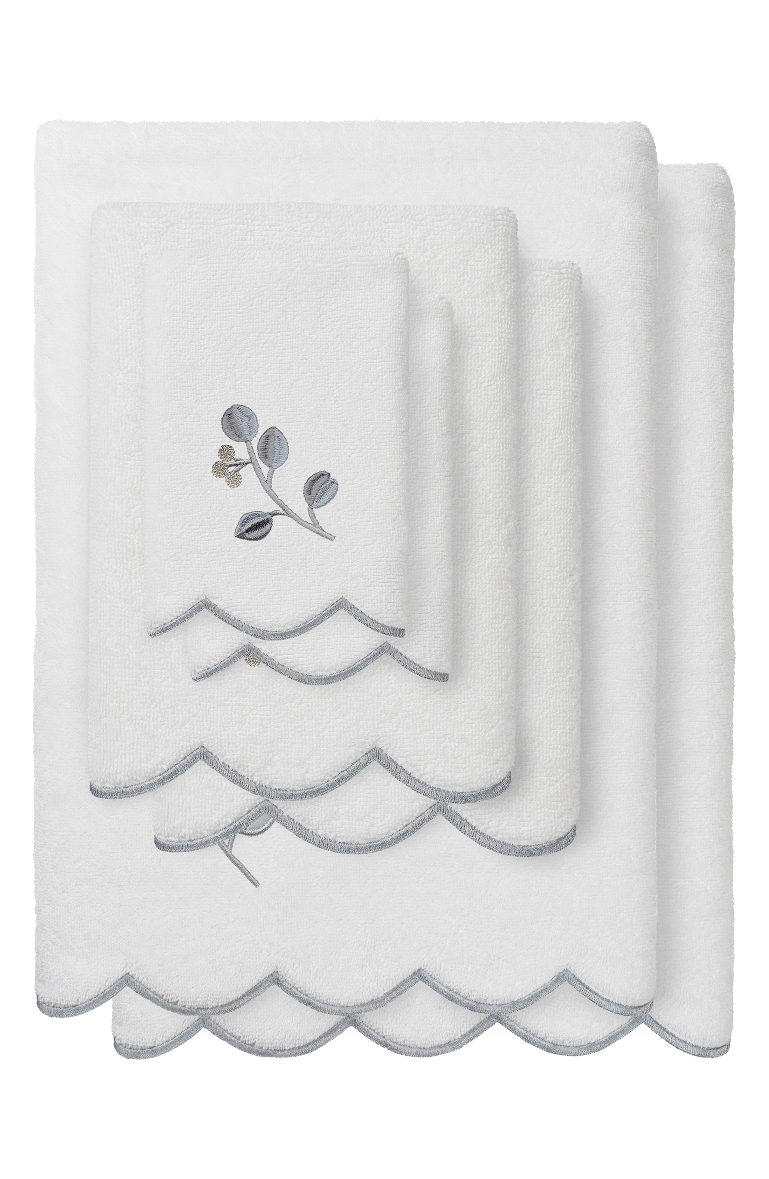 6-Piece Wild Branch Turkish Cotton Bath Towel Set