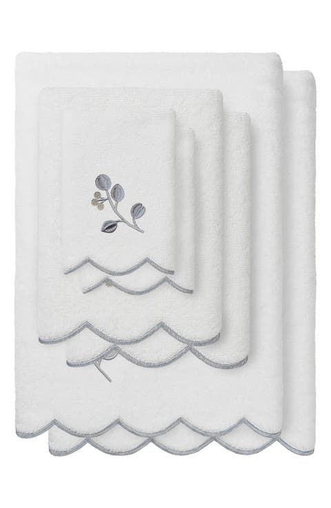 6-Piece Wild Branch Turkish Cotton Bath Towel Set