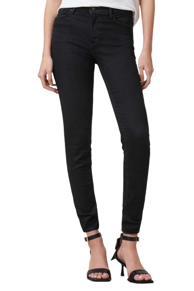 Miller Skinny Jeans, Main, color, BLACK