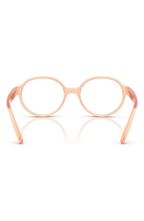 Shop Ray Ban Ray-ban Kids' 44mm Small Phantos Optical Glasses In Orange