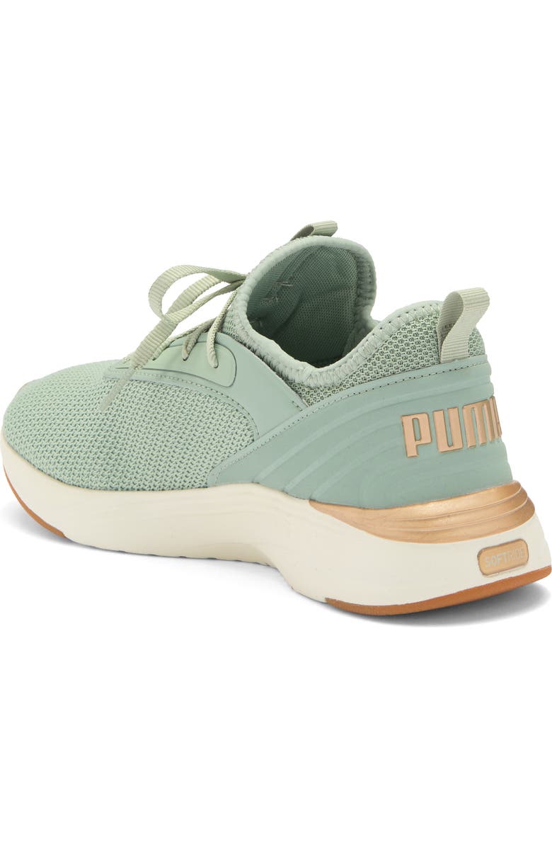 PUMA Softride Ruby Luxe Sneaker, Alternate, color, Green Fog-Puma Gold-Gum