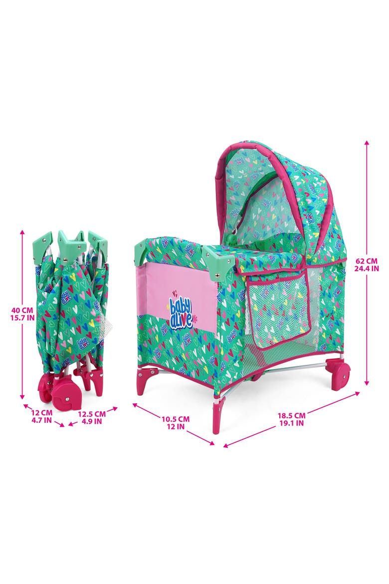 Deluxe Doll Play Yard, Alternate, color, Multicolored
