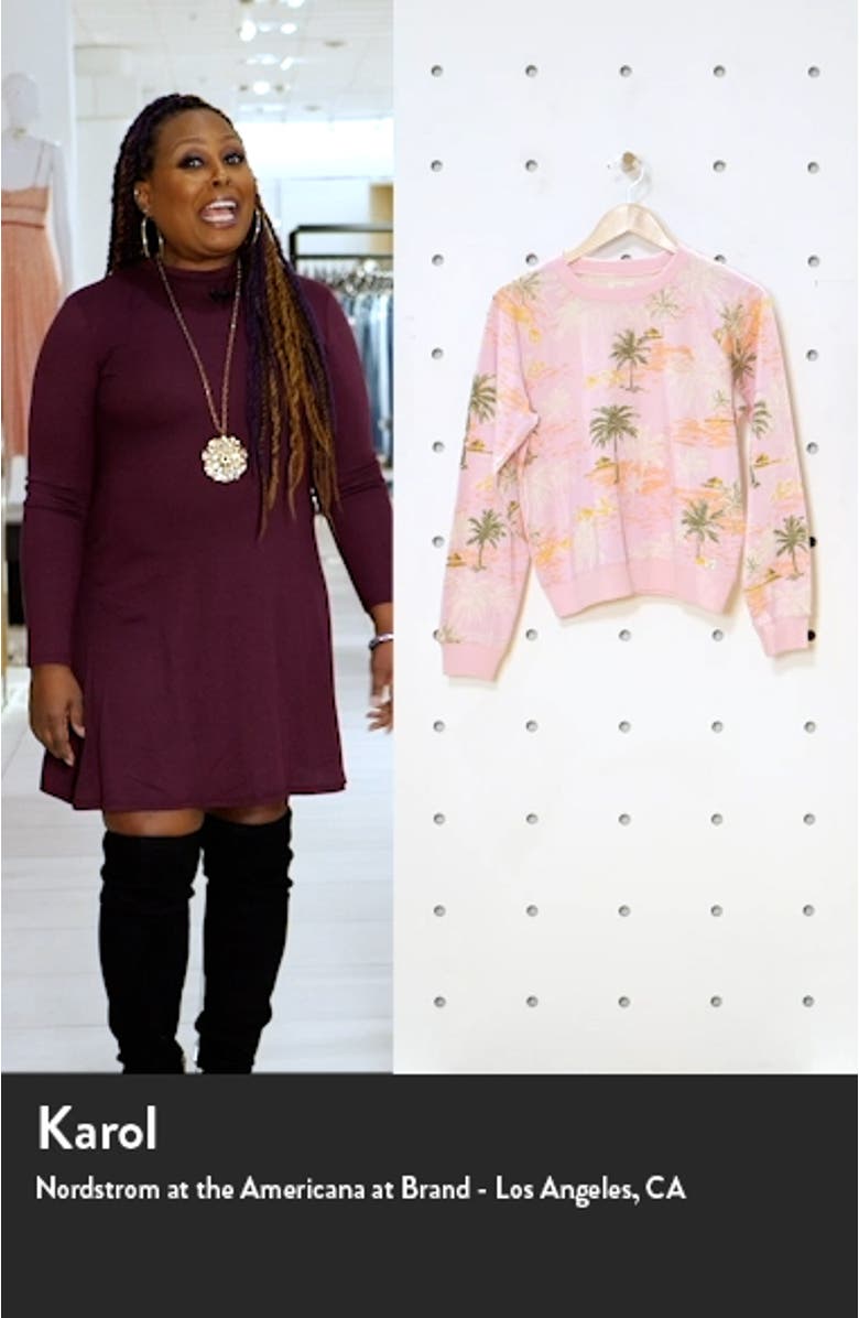 Sun Shrunk Crop Sweatshirt, sales video thumbnail