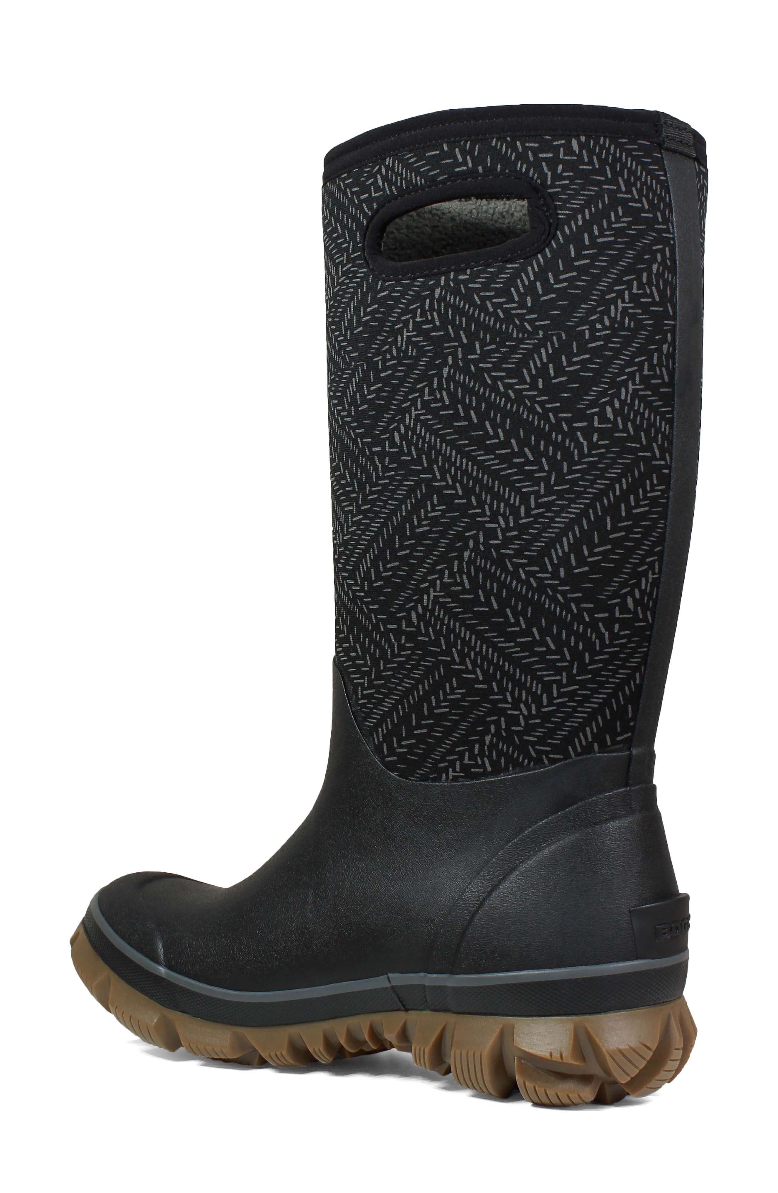 Bogs Whiteout Fleck Waterproof Boot, Alternate, color, 