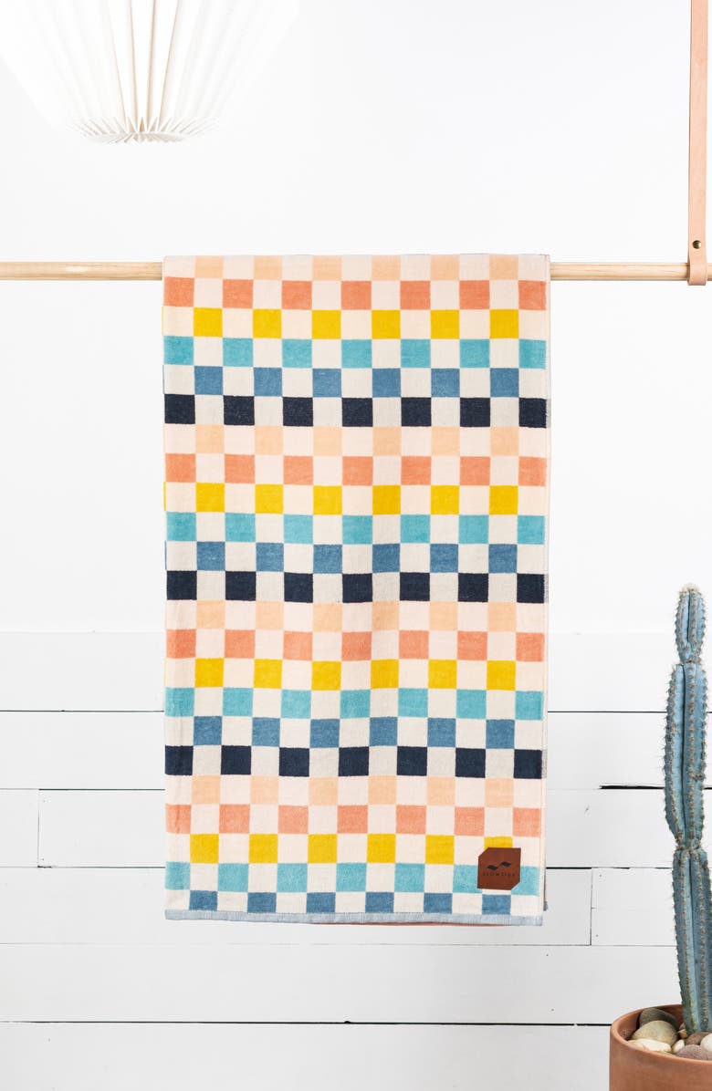 Slowtide Sundown Cotton Beach Towel, Alternate, color, 