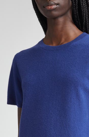 Short Sleeve Wool & Cashmere Sweater