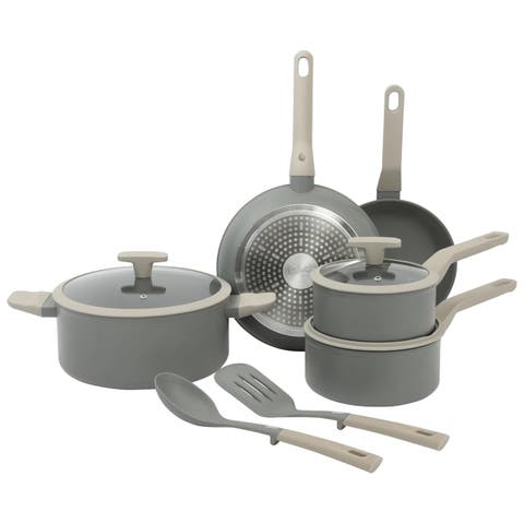 Ambrose 10 Piece Forged Aluminum Ceramic Nonstick Cookware Set