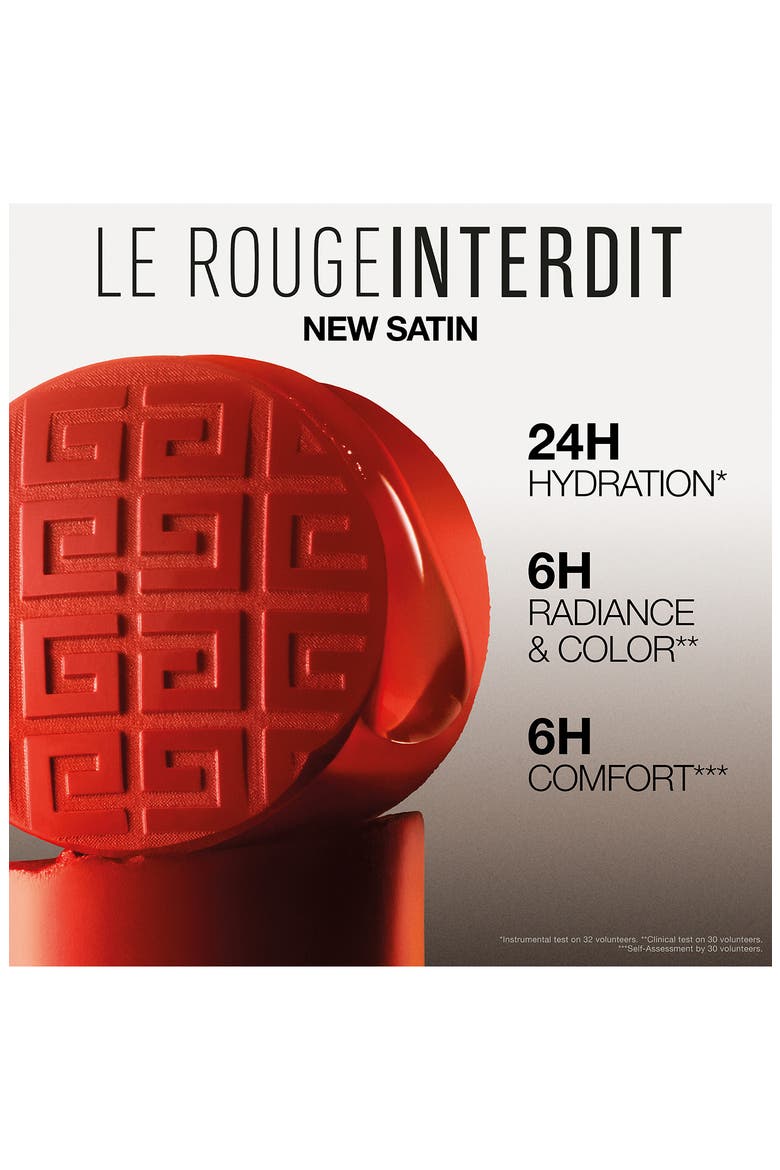 Le Rouge Interdit Satin Lipstick, Alternate, color, N114 NUDE AMANDE