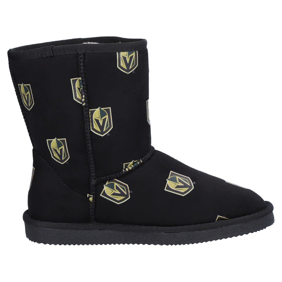 CUCE Women's Cuce Black Vegas Golden Knights Allover Logo Boots, Alternate, color, 