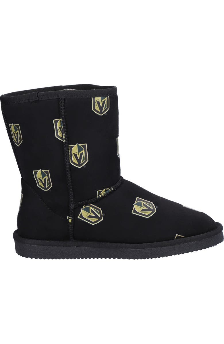 CUCE Women's Cuce Black Vegas Golden Knights Allover Logo Boots, Alternate, color,