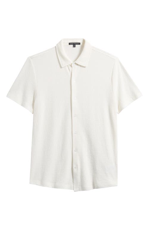 Robert Barakett Newman Short Sleeve Knit Button-up Shirt