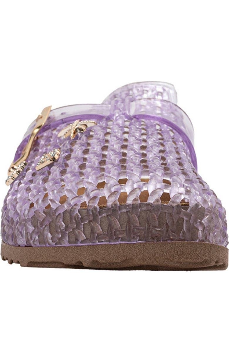 bebe Twinkle Footbed Clog, Alternate, color, Lavender