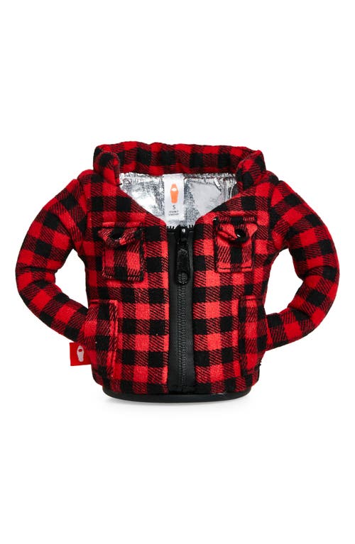 Puffin The Lumberjack Bottle Holder In Red
