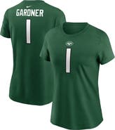 Nike Women's Nike Sauce Gardner Green New York Jets Player Name & Number T-Shirt
