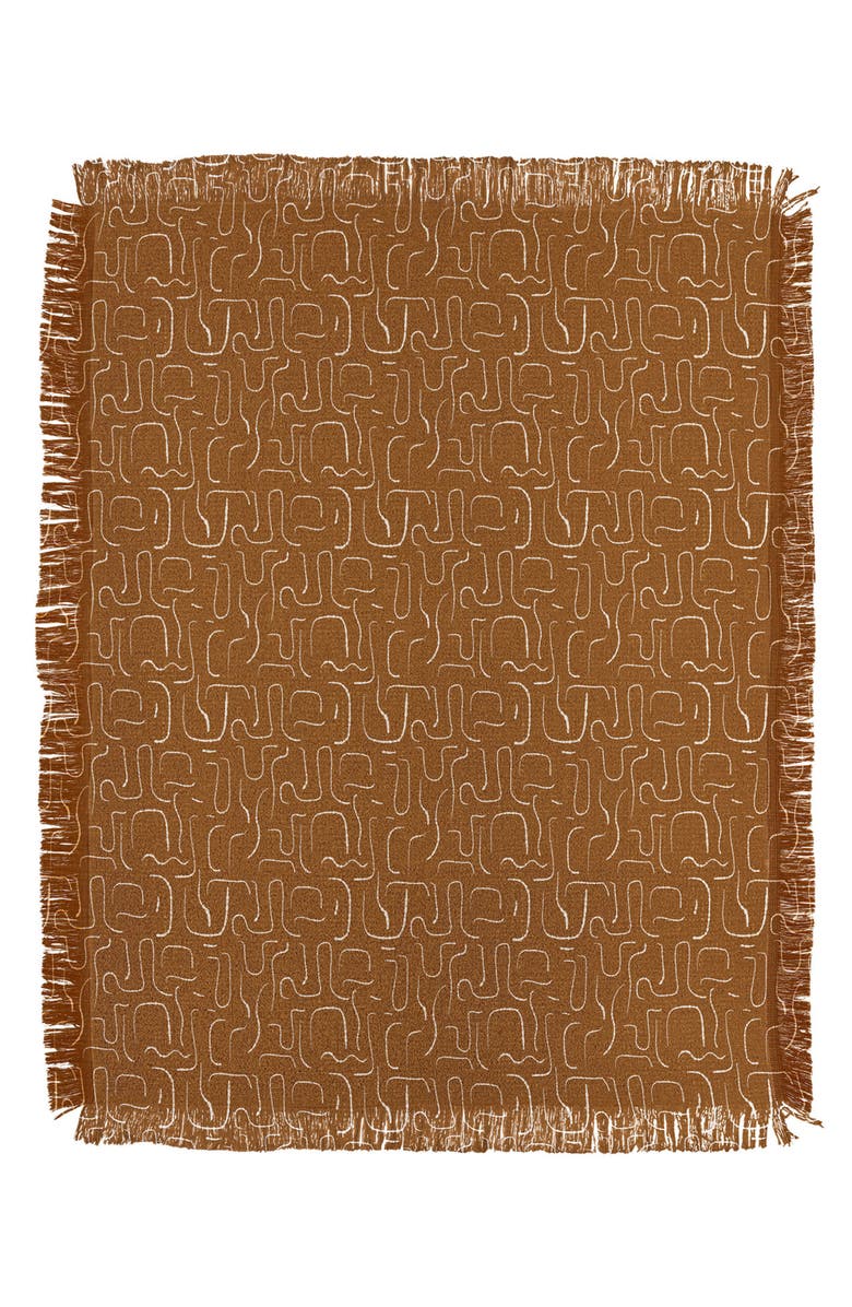 Deny Designs Iveta Abstract Lines Throw Blanket, Main, color, 