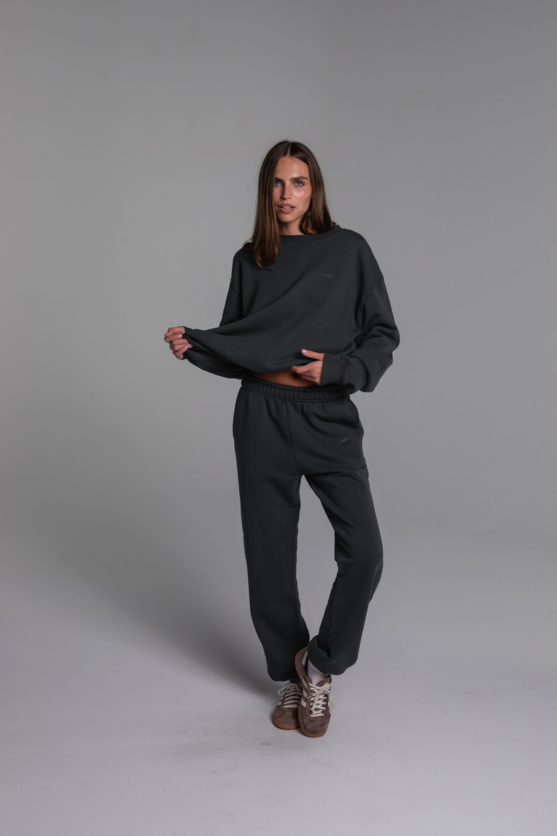 All Day Crew, Alternate, color, Vintage Black