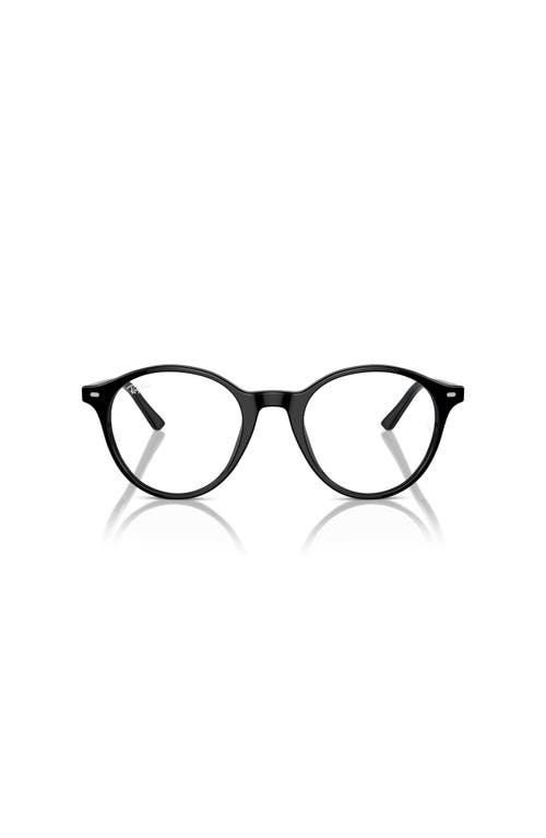 Ray Ban Ray-ban 51mm Phantos Optical Glasses In Black