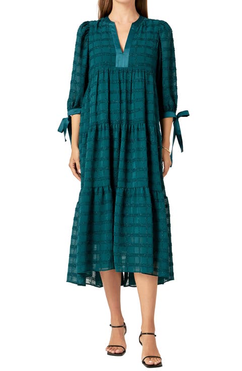 Textured Chiffon Dress