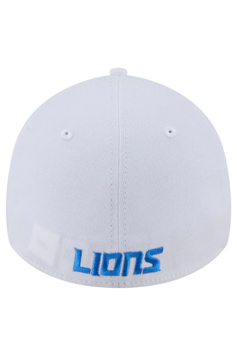 Men's New Era White Detroit Lions Main 39THIRTY Flex Hat, Alternate, color, White