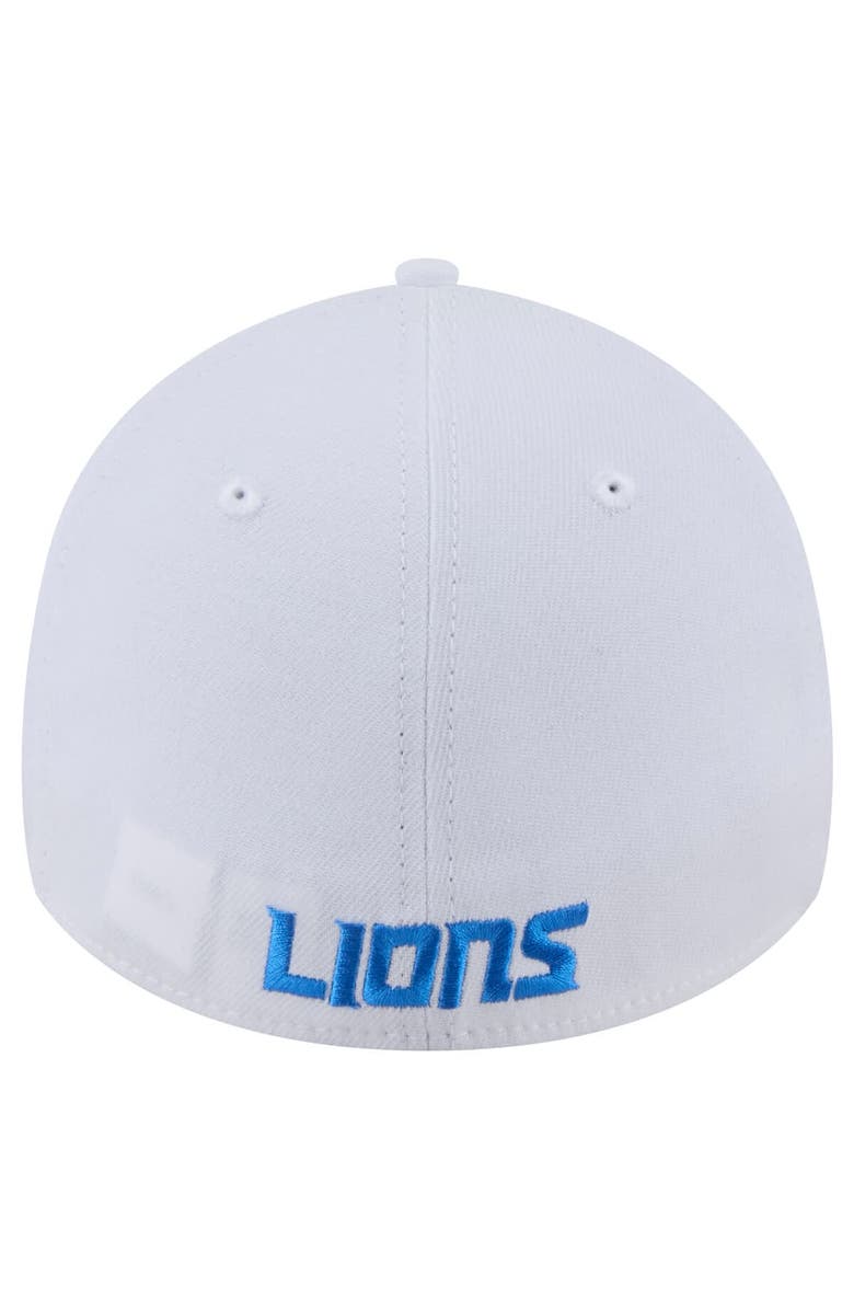 New Era Men's New Era White Detroit Lions Main 39THIRTY Flex Hat, Alternate, color, White