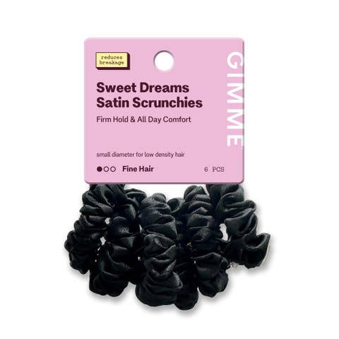Slim Satin Hair Scrunchies