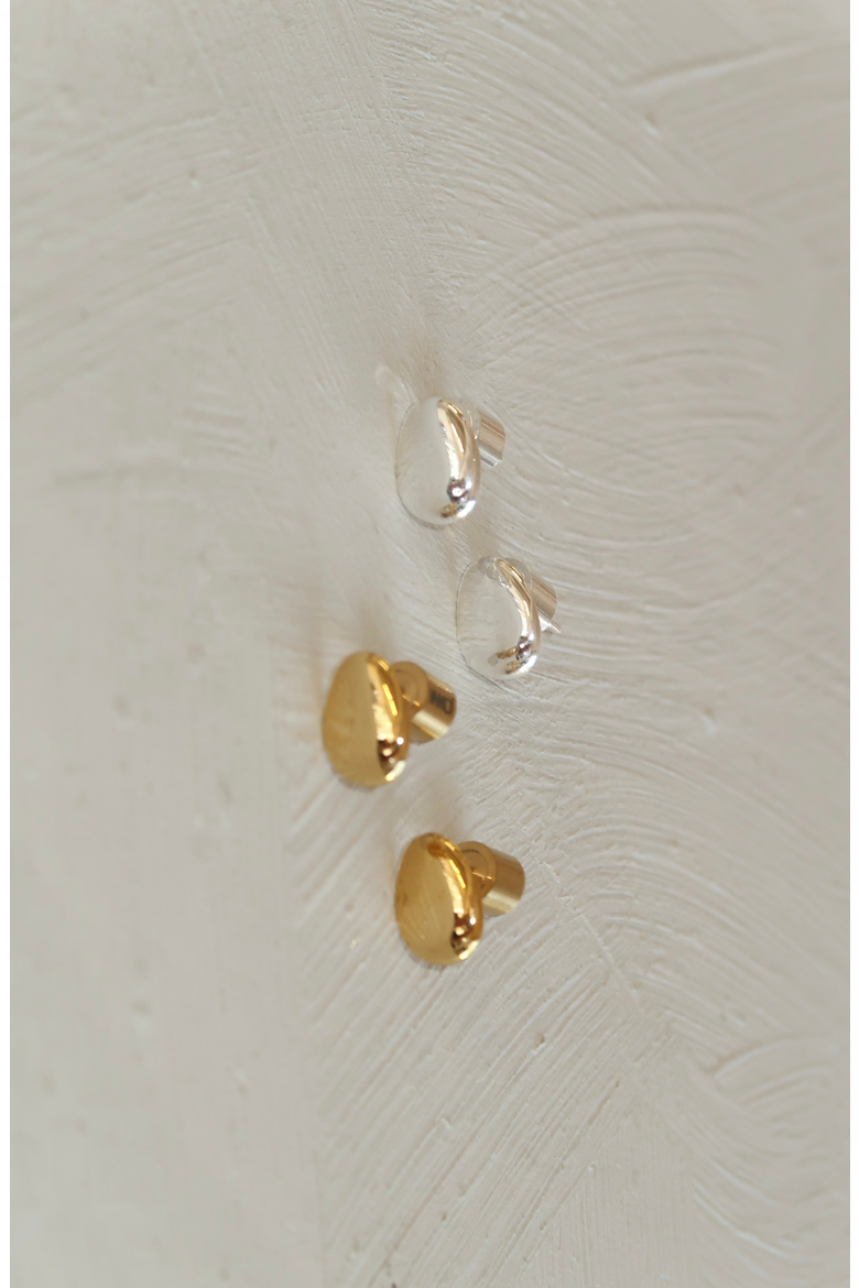 Mini Monroe Stud Earrings, Alternate, color, Gold