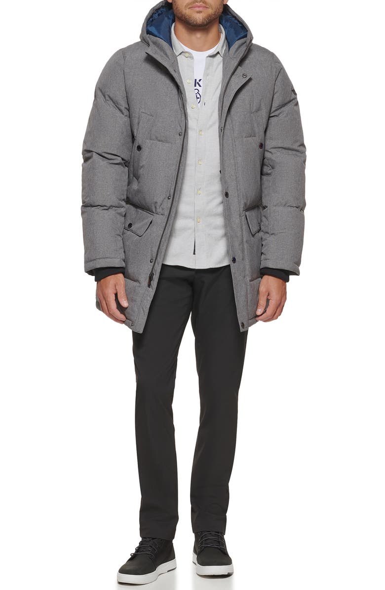 Dockers<sup>®</sup> Dockers Arctic Hooded Quilted Puffer Jacket, Alternate, color, Heather Grey