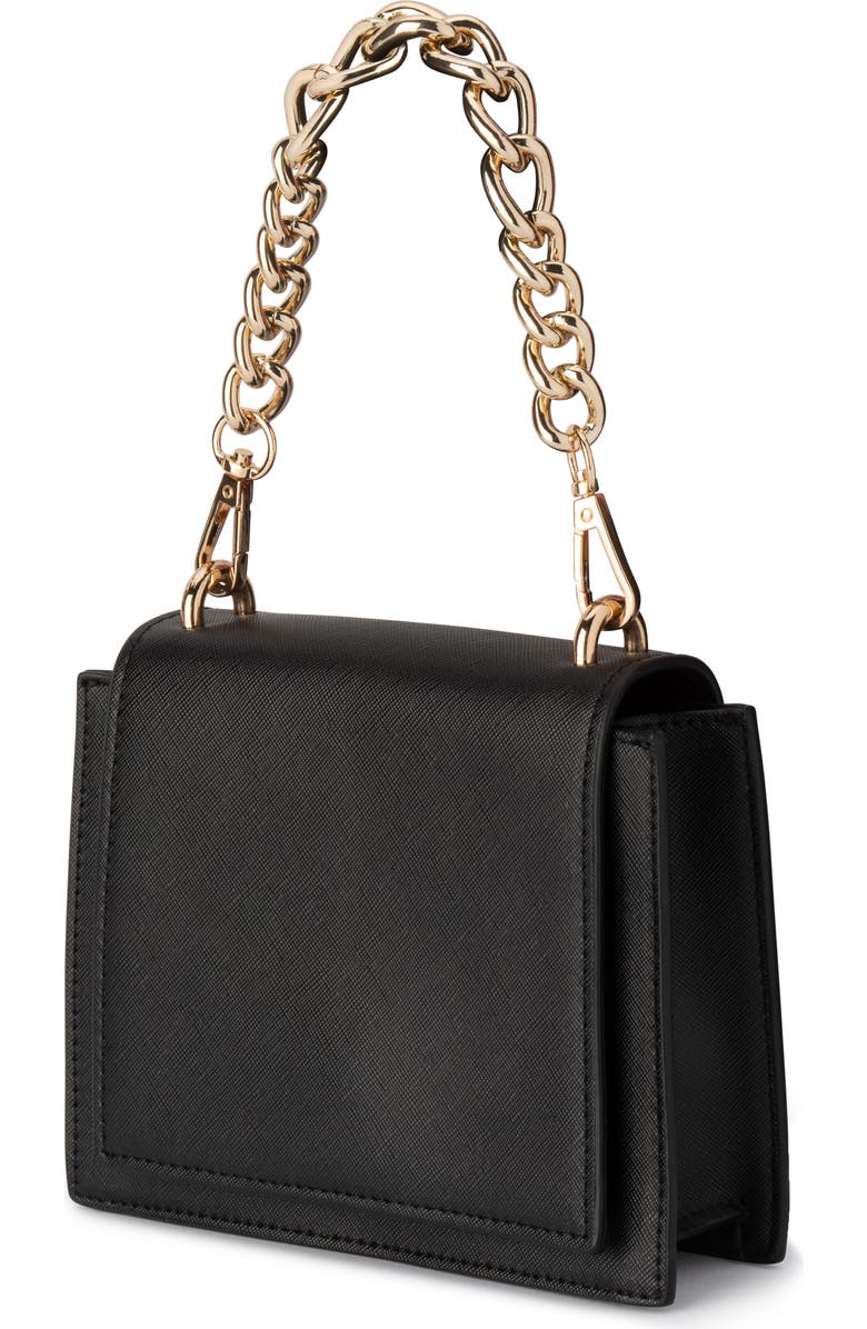 Olga Berg Katie Top Handle Bag, Alternate, color, Black