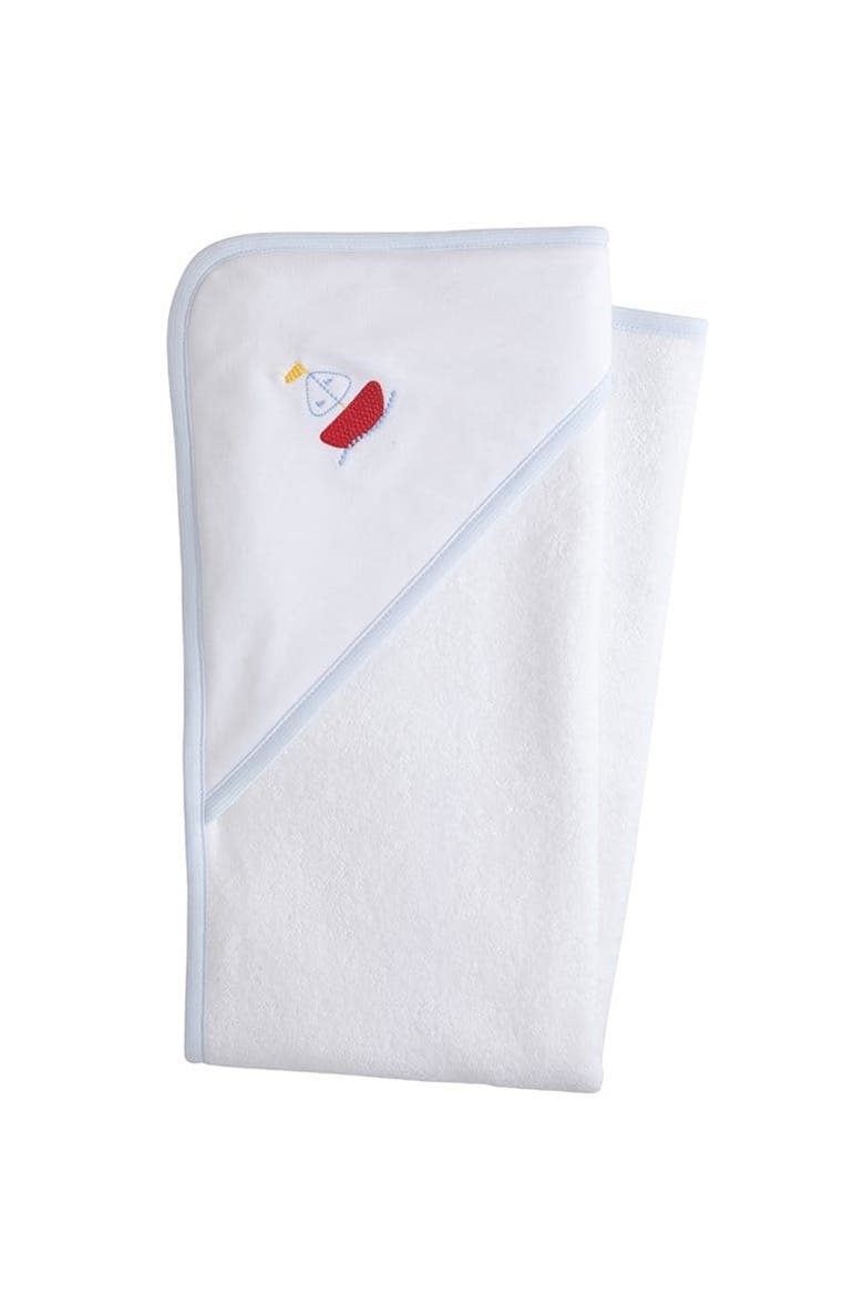 Kids' Hooded Towel, Alternate, color, Sailboat