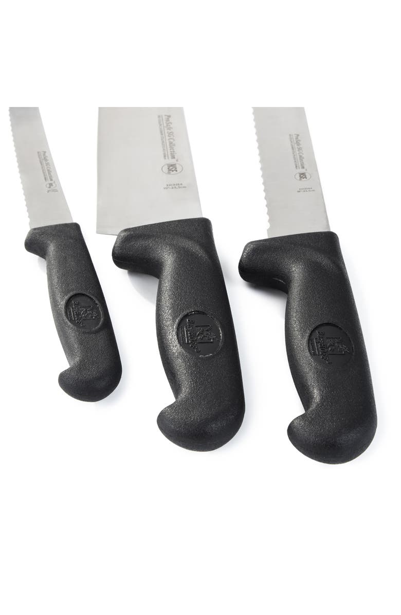 BergHOFF Soft Grip 3-Piece Stainless Steel Knife Set, Alternate, color, 
