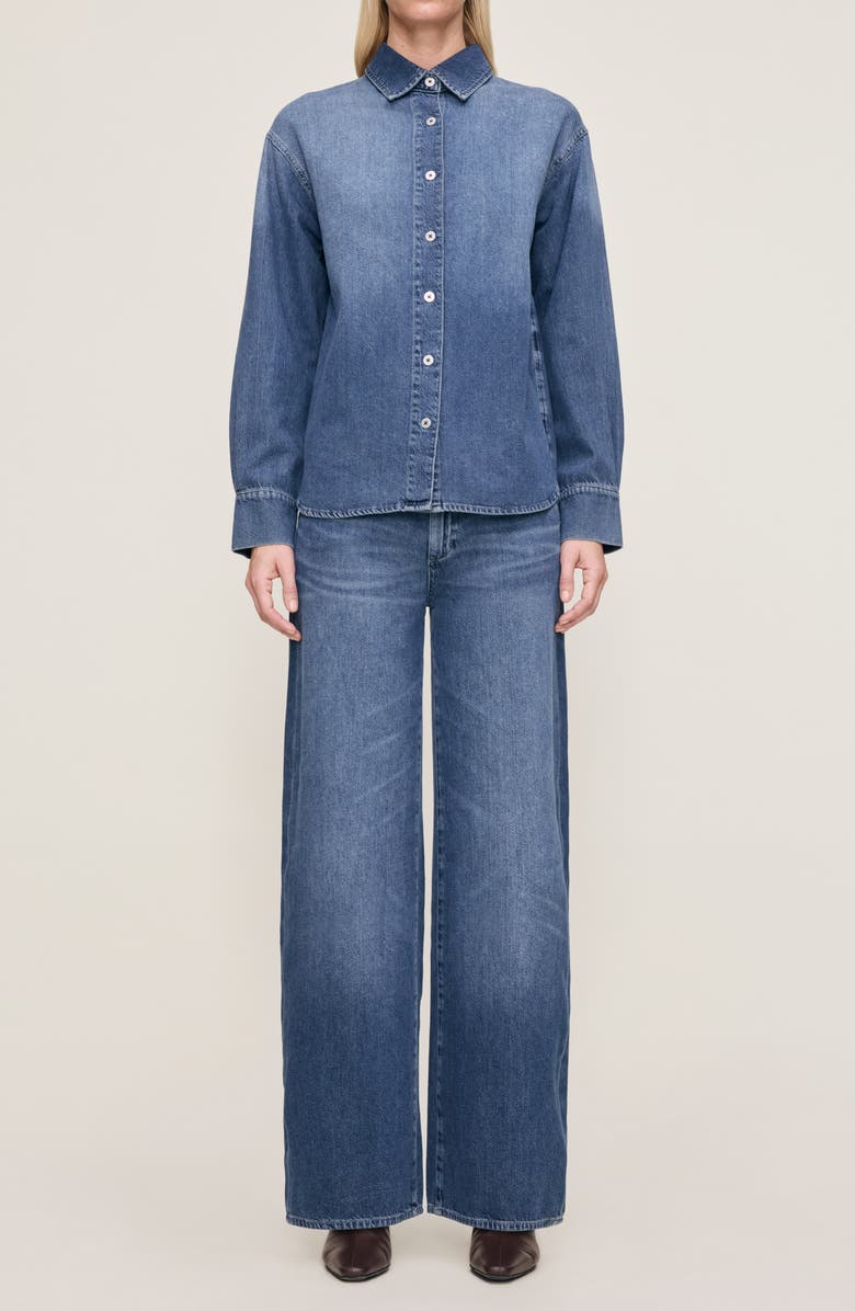 DL1961 Faye Aura Denim Shirt, Alternate, color, Delray