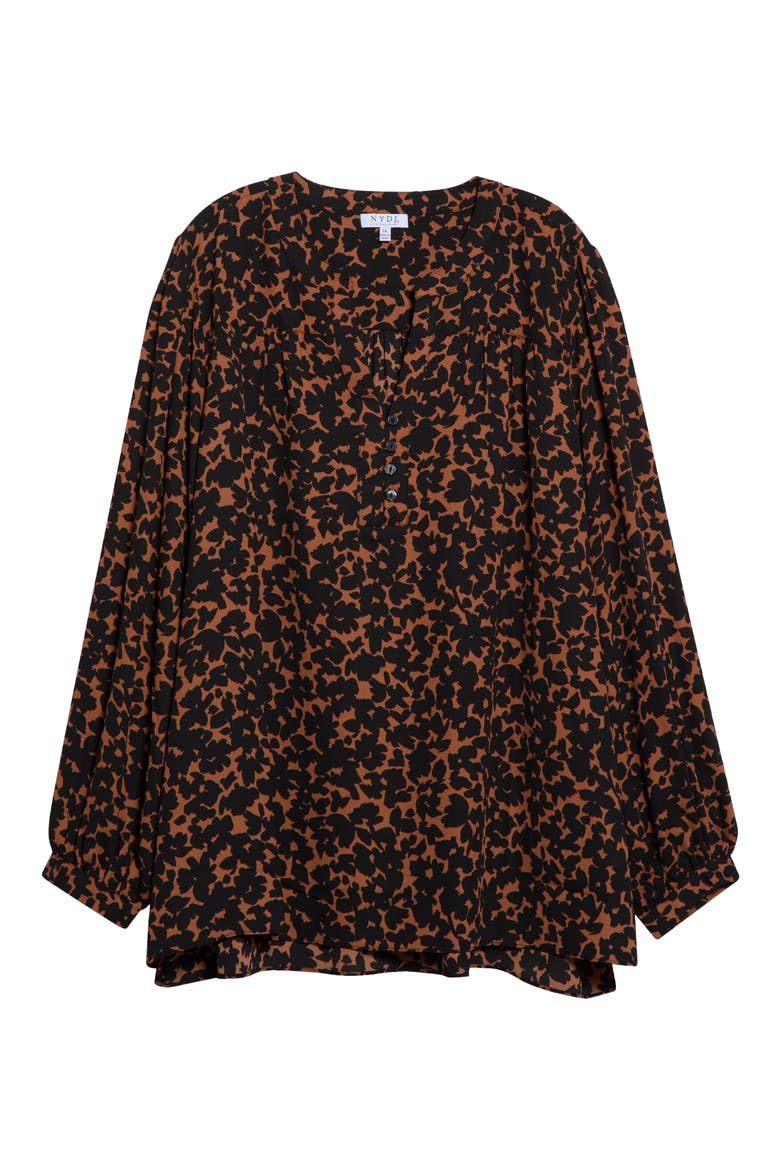 Trinity Long Sleeve Top, Alternate, color, MOONFLOWER MOCHA