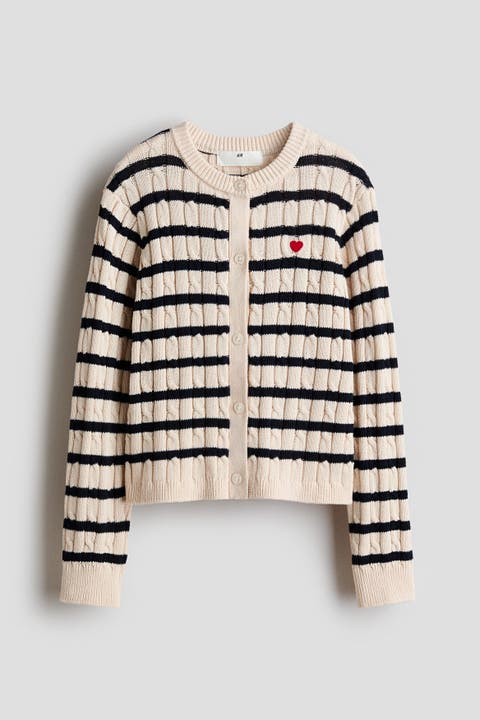 Cable-knit Cardigan